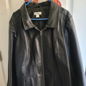 CJ Banks 3X like leather jacket